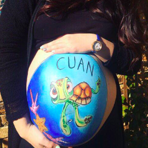 services-belly painting